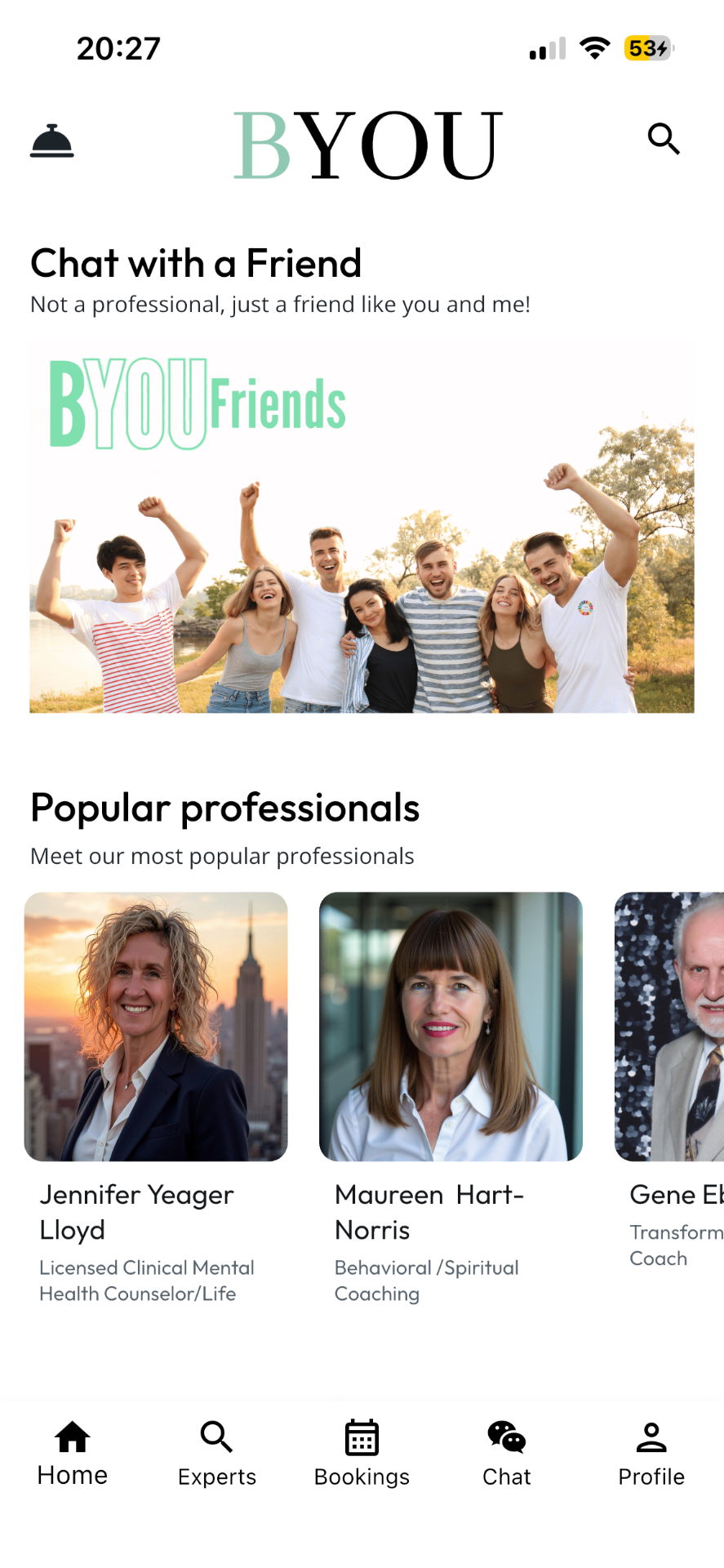 BYOU app - Experts you can trust